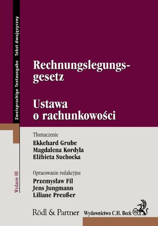 Rechnungslegungsgesetz. Ustawa o rachunkowoci Jens Jungmann, Przemysaw Fil, Ekkehard Grube - okadka audiobooks CD