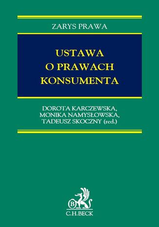 Ustawa o prawach konsumenta Beata Giesen, Monika Jagielska, Dominik Jdrzejko - okadka audiobooks CD