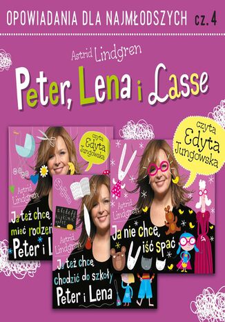 Peter, Lena i Lasse Astrid Lindgren - okadka ebooka