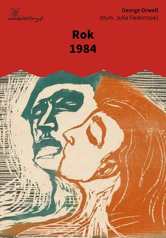Rok 1984 George Orwell - okładka ebooka