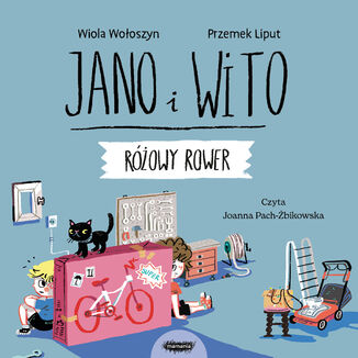 Jano i Wito ucz mwi R. Rowy rower Wiola Wooszyn - okadka ebooka
