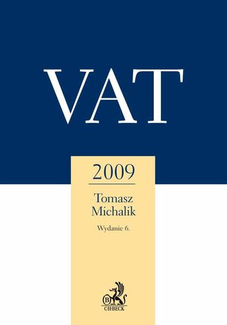 VAT 2009. Komentarz Tomasz Michalik - okadka ebooka