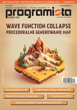 Programista nr 107. Wave function collapse. Proceduralne generowanie map Programista Magazyn - okadka ebooka
