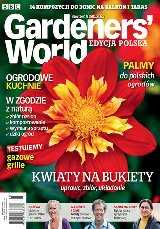 Okładka:Gardeners' World Edycja Polska. 8/2023 