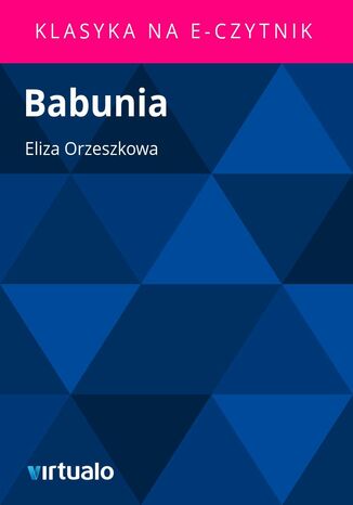 Babunia Eliza Orzeszkowa - okadka audiobooks CD