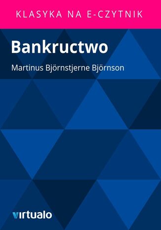 Bankructwo Martinus Bjrnstjerne Bjrnson - okadka ebooka