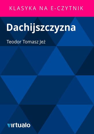 Dachijszczyzna Teodor Tomasz Je - okadka ebooka