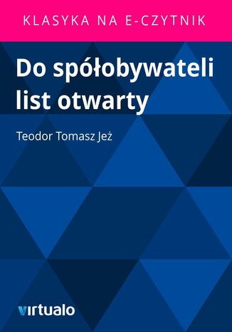 Do spółobywateli list otwarty