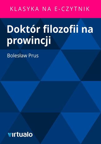 Doktr filozofii na prowincji Bolesaw Prus - okadka audiobooka MP3