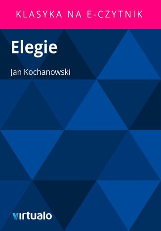 Elegie Jan Kochanowski - okadka ebooka