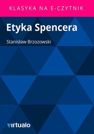 Etyka Spencera Stanisaw Brzozowski - okadka ebooka