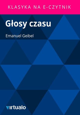 Gosy czasu Emanuel Geibel - okadka audiobooka MP3