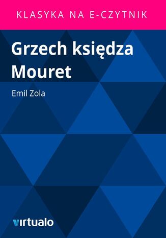 Grzech ksidza Mouret Emil Zola - okadka audiobooka MP3