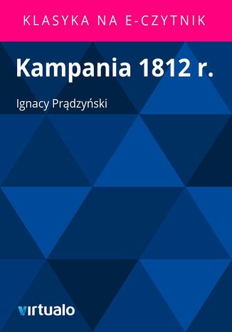 Kampania 1812 r Ignacy Prdzyski - okadka ebooka