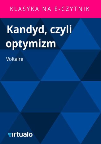 Kandyd, czyli optymizm Voltaire - okadka audiobooka MP3