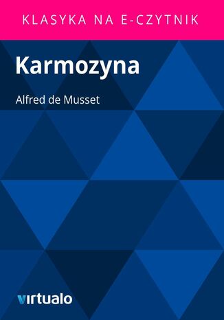Karmozyna Alfred de Musset - okadka ebooka