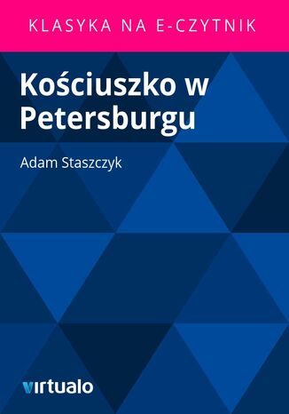 Kociuszko w Petersburgu Adam Staszczyk - okadka audiobooka MP3