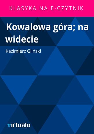 Kowalowa gra; na widecie Kazimierz Gliski - okadka ebooka
