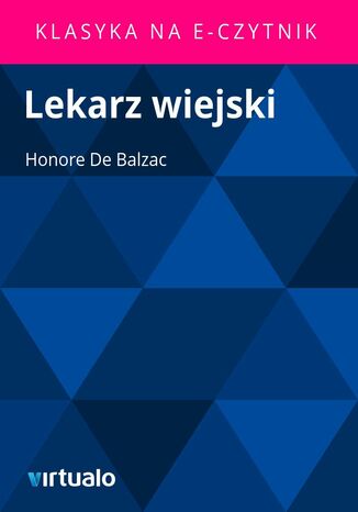 Lekarz wiejski Honore de Balzac - okadka ebooka