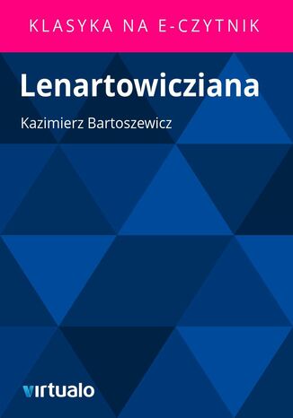 Lenartowicziana Kazimierz Bartoszewicz - okadka ebooka