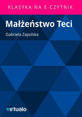 Maestwo Teci Gabriela Zapolska - okadka ebooka