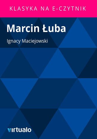 Marcin uba Ignacy Maciejowski - okadka ebooka