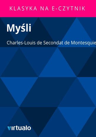 Myli Charles-Louis de Secondat de Montesquieu - okadka ebooka