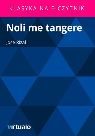 Noli me tangere Jose Rizal - okadka ebooka