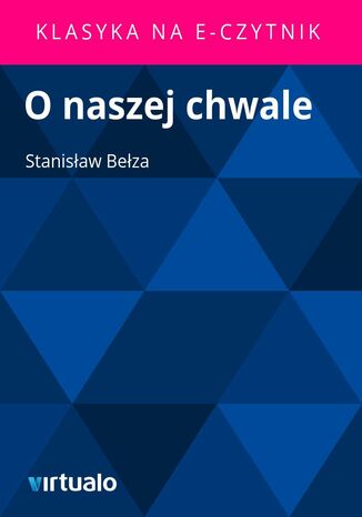 O naszej chwale Stanisaw Beza - okadka ebooka