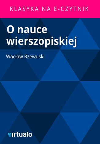 O nauce wierszopiskiej Wacaw Rzewuski - okadka audiobooks CD