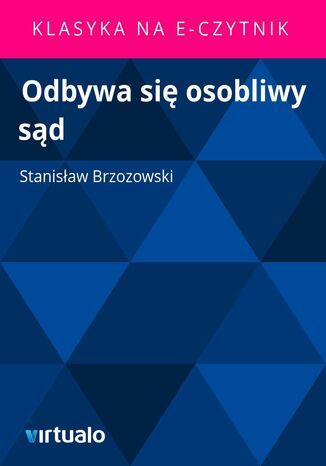 Odbywa si osobliwy sd Stanisaw Brzozowski - okadka ebooka