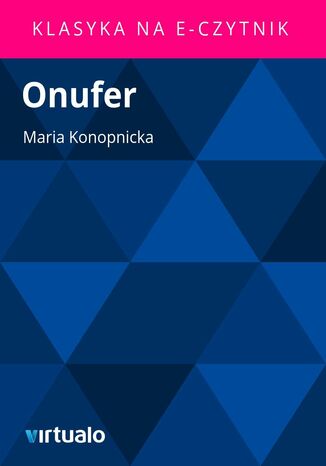 Onufer Maria Konopnicka - okadka ebooka