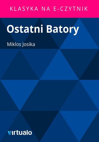 Ostatni Batory Miklos Josika - okadka ebooka
