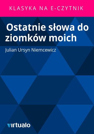 Ostatnie słowa do ziomków moich