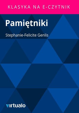 Pamitniki Stephanie-Felicite Genlis - okadka ebooka