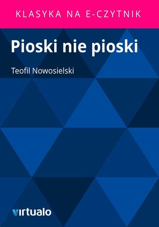 Pioski nie pioski Teofil Nowosielski - okadka audiobooka MP3