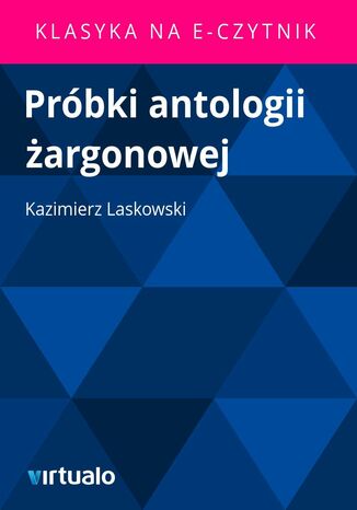 Prbki antologii argonowej Kazimierz Laskowski - okadka ebooka
