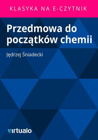 Przedmowa do początków chemii