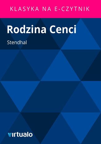 Rodzina Cenci Stendhal - okadka ebooka