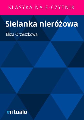Sielanka nierowa Eliza Orzeszkowa - okadka audiobooks CD