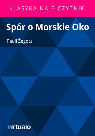 Spr o Morskie Oko Pauli egota - okadka ebooka