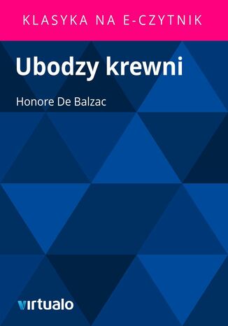 Ubodzy krewni Honore de Balzac - okadka ebooka
