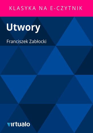 Utwory Franciszek Zabocki - okadka ebooka