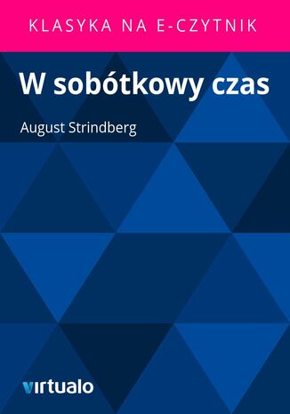 W sobtkowy czas August Strindberg - okadka audiobooks CD