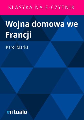 Wojna domowa we Francji Karol Marks - okadka audiobooks CD