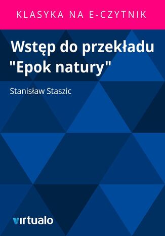 Wstp do przekadu 'Epok natury' Stanisaw Staszic - okadka ebooka