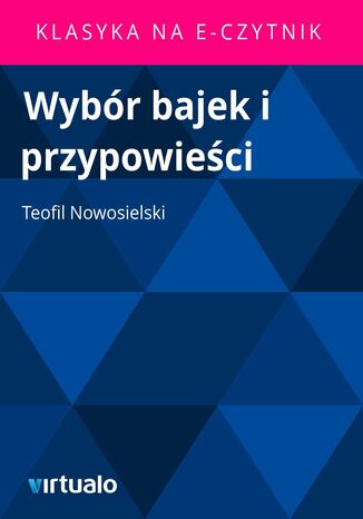 Wybr bajek i przypowieci Teofil Nowosielski - okadka audiobooka MP3