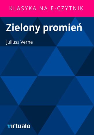 Zielony promie Juliusz Verne - okadka ebooka