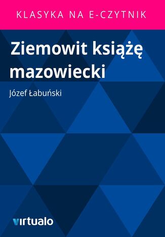 Ziemowit ksi mazowiecki Jzef abuski - okadka audiobooka MP3