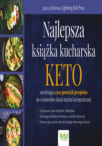 Najlepsza ksika kucharska KETO Lightning Bolt Press - okadka ebooka